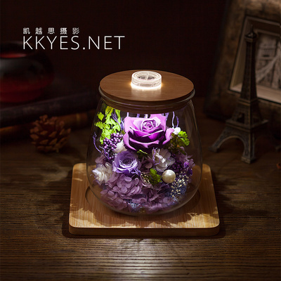 永生花静物摄影 展现苗木与花卉的永恒之美